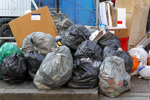 Eco-friendly waste disposal with commercial skips in Fitzrovia