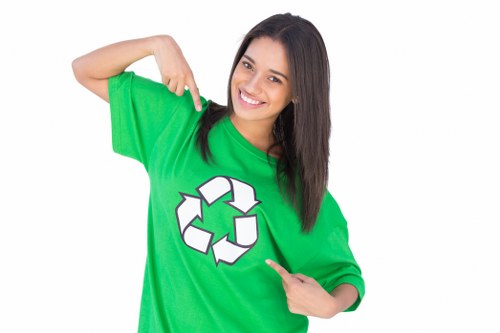 Community recycling efforts in Fitzrovia